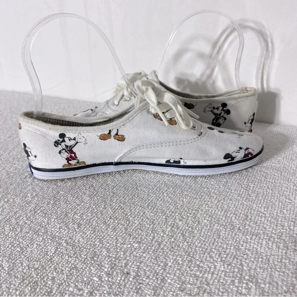 Keds Disney Mickey Mouse Print Lace Up Sneakers 5 - Picture 9 of 12